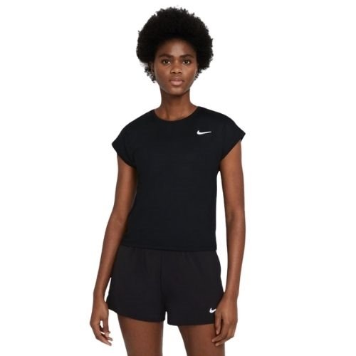 Nike Court Dri Fit Victory Dam T Shirt Black/white